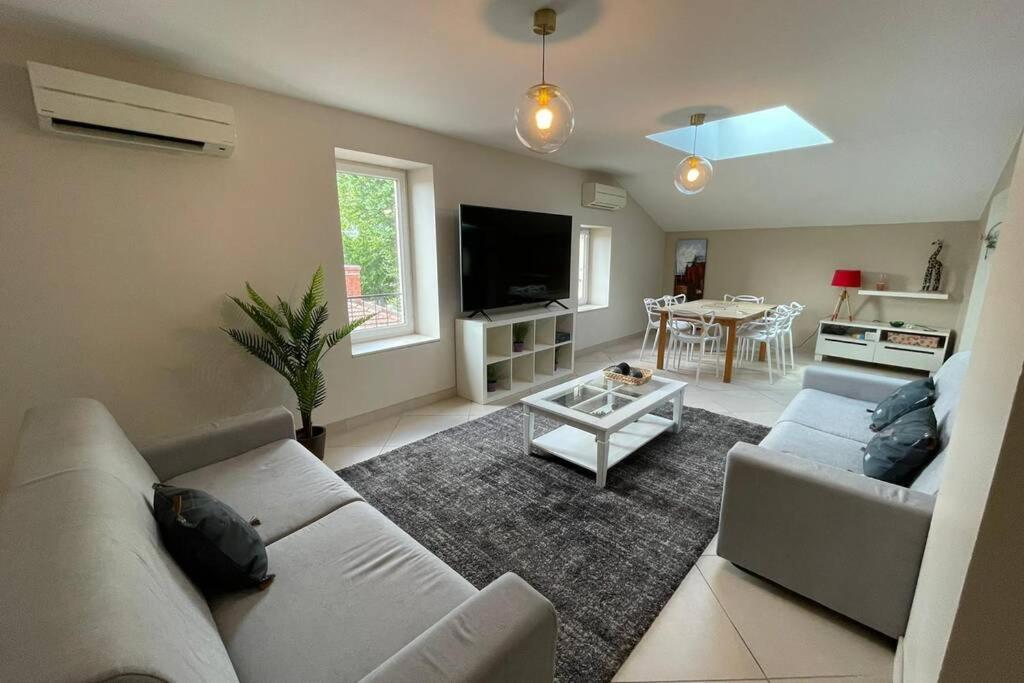 Superbe Appartement Avec 2 Chambres - 9 Personnes - Parking Prive Tournon-sur-Rhone Luaran gambar